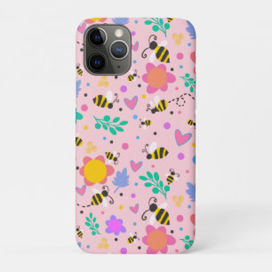 Case-Mate iPhone Case Inspiribilité Bumblebee rose Fleurs Filles mignonn