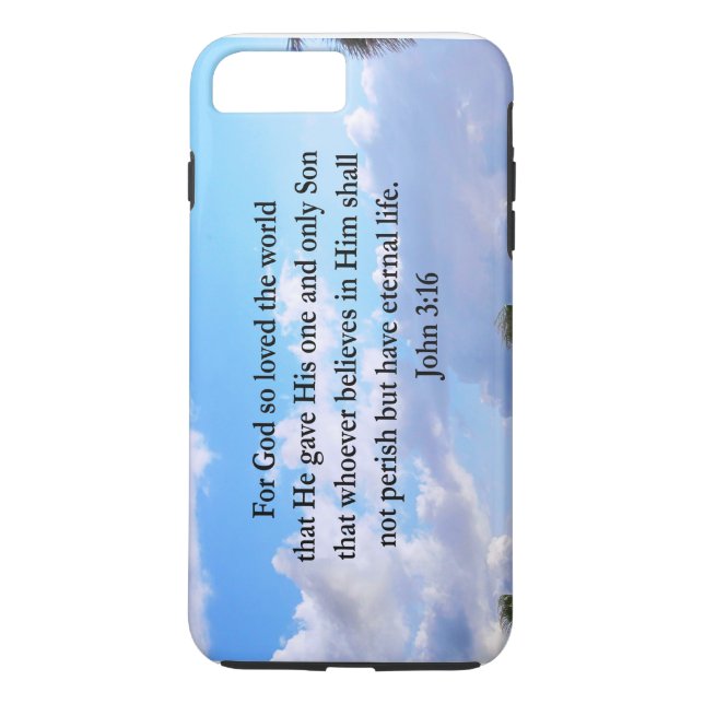 COQUES Case-Mate iPhone INSPIRING JOHN 3:16 PHOTO (Dos)