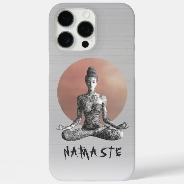 Coques Case-Mate iPhone Instructeur de méditation Yoga Reiki Master Lotus  (Verso)