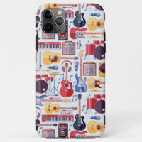 Instruments de musique colorés motif (tous les tél
