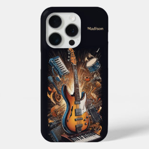 Coque Case-Mate iPhone Instruments de musique de nom personnalisé