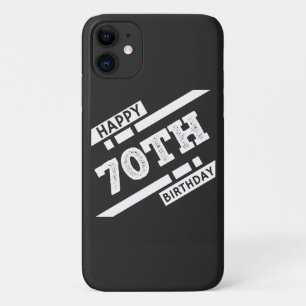 Case-Mate iPhone Case Intéressant joyeux 70e anniversaire de typographie