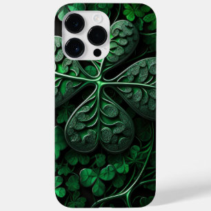COQUE Case-Mate iPhone INTRIQUER LES SHAMROCKS IRLANDAIS VERTS SOMBRES