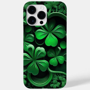 COQUE Case-Mate iPhone INTRIQUER LES SHAMROCKS IRLANDAIS VERTS SOMBRES