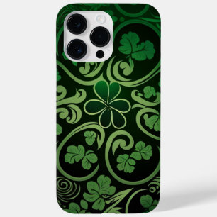 COQUE Case-Mate iPhone INTRIQUER LES SHAMROCKS IRLANDAIS VERTS SOMBRES