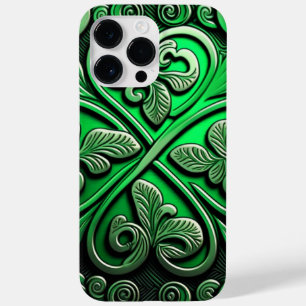 COQUE Case-Mate iPhone INTRIQUER LES SHAMROCKS IRLANDAIS VERTS SOMBRES