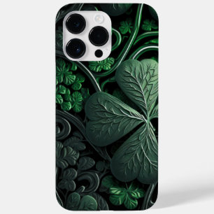 COQUE Case-Mate iPhone INTRIQUER LES SHAMROCKS IRLANDAIS VERTS SOMBRES