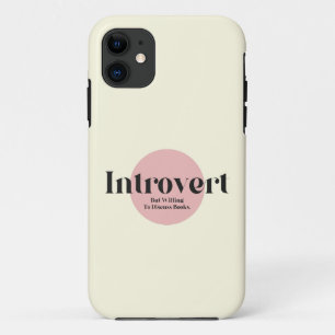 Case-Mate iPhone Case Introvertir Mais Discuter Des Livres