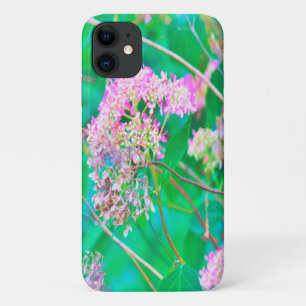 Case-Mate iPhone Case Invincibelle Spirit Hot rose Hydrangeas sur Aqua