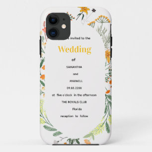 Case-Mate iPhone Case Invitation à la garden-party sous l'arche florale