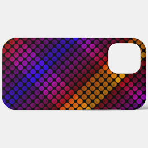 Case-Mate iPhone Case Ipanema colore les cercles sur le noir, formant de