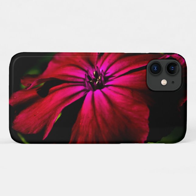 Coques Case-Mate iPhone Iphcna de fleurs sauvages pourpres (Dos (Horizontal))