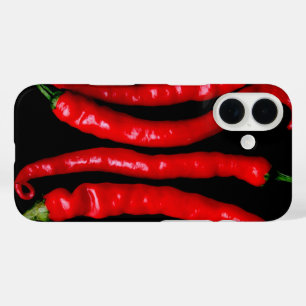 Coque Pour iPhone 16 Iphcna Quatre Chilies Rouges