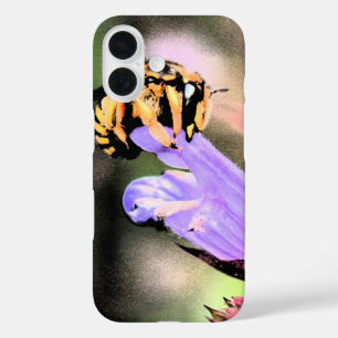 Coque Pour iPhone 16 Iphcnm d'abeille et de fleur