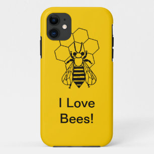Coques Pour iPhone iPhone5 CM/BT - J'aime des abeilles !