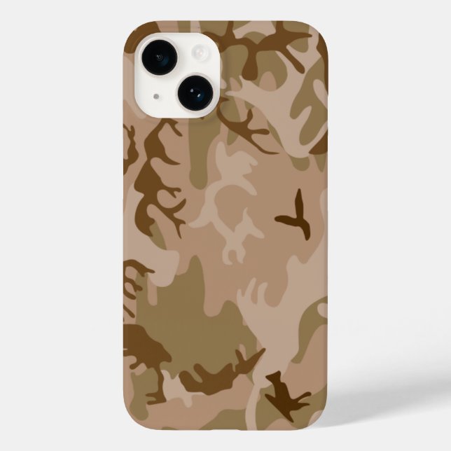 Coques Case-Mate iPhone iPhone 14 Coque-désert Camo (Verso)