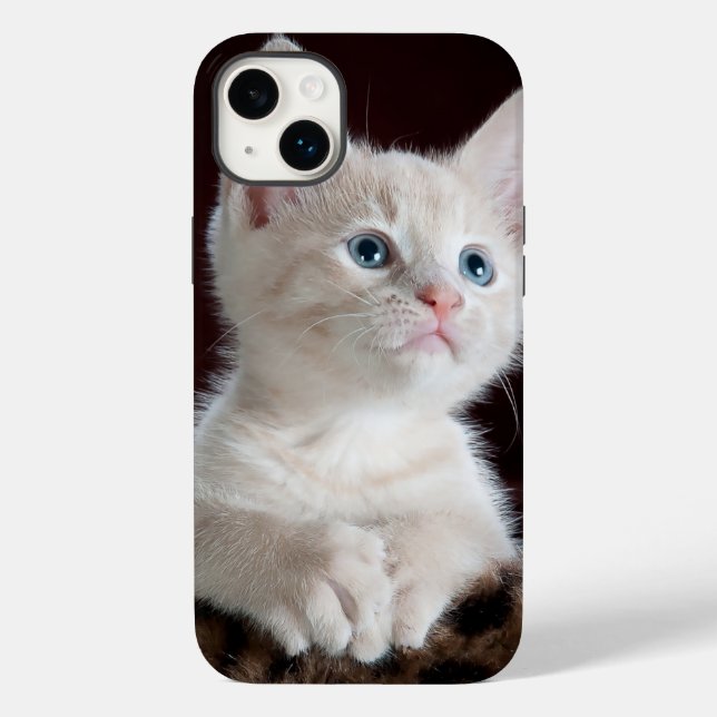 Coques Case-Mate iPhone iphone 14 coques plus chat amour (Verso)