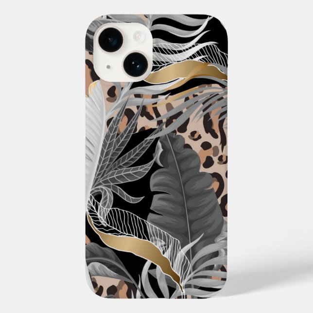 Coques Case-Mate iPhone iPhone 14 Palms Coque-Tropical Coque-Mate iPhone C (Verso)