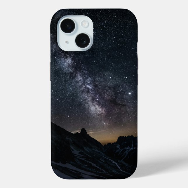 Coques Case-Mate iPhone iPhone 15 images Coques millions d'étoiles scintil (Verso)