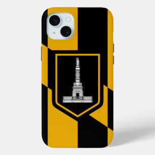 Coque Case-Mate iPhone iPhone 15 Plus Coque-Mate, drapeau Baltimore