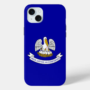 Coque Case-Mate iPhone iPhone 15 Plus Coque-Mate, drapeau de la Louisiane