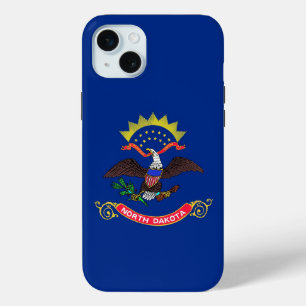 Coque Case-Mate iPhone iPhone 15 Plus Coque-Mate, drapeau du Dakota du No
