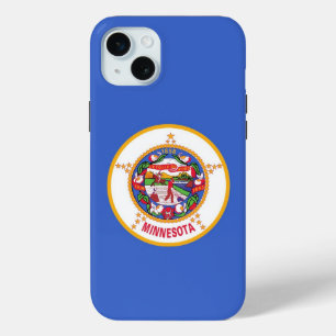 Coque Case-Mate iPhone iPhone 15 Plus Coque-Mate, drapeau du Minnesota