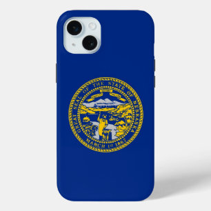 Coque Case-Mate iPhone iPhone 15 Plus Coque-Mate, drapeau du Nebraska