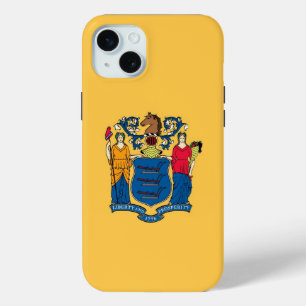 Coque Case-Mate iPhone iPhone 15 Plus Coque-Mate, drapeau du New Jersey
