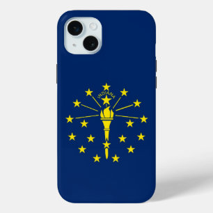 Coque Case-Mate iPhone iPhone 15 Plus Coque-Mate, drapeau Indiana