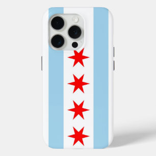 Coque Case-Mate iPhone iPhone 15 Pro Coque-Mate, drapeau de Chicago