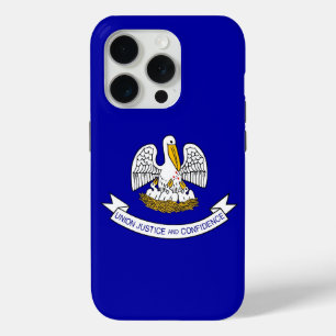 Coque Case-Mate iPhone iPhone 15 Pro Coque-Mate, drapeau de la Louisiane