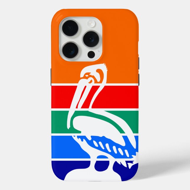 Coques Case-Mate iPhone iPhone 15 Pro Coque-Mate, drapeau de Saint-Pétersb (Verso)
