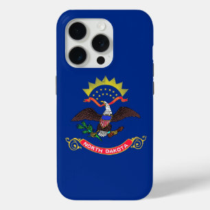 Coque Case-Mate iPhone iPhone 15 Pro Coque-Mate, drapeau du Dakota du Nor