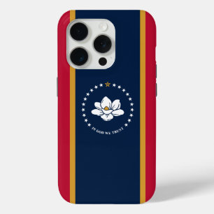 Coque Case-Mate iPhone iPhone 15 Pro Coque-Mate, drapeau du Mississippi