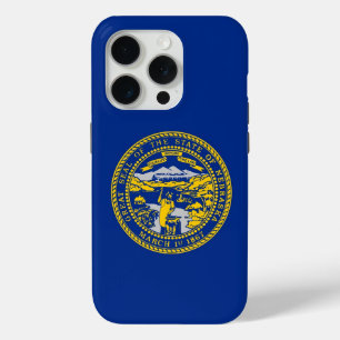 Coque Case-Mate iPhone iPhone 15 Pro Coque-Mate, drapeau du Nebraska