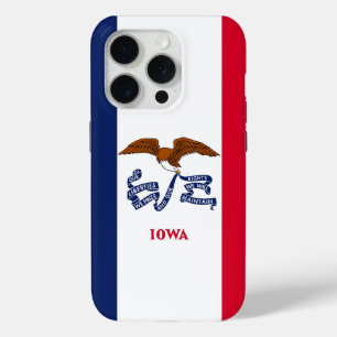 Coque Case-Mate iPhone iPhone 15 Pro Coque-Mate, drapeau Iowa