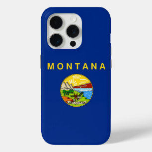 Coque Case-Mate iPhone iPhone 15 Pro Coque-Mate, drapeau Montana