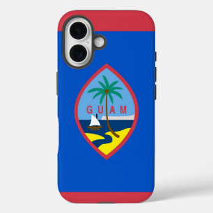Coque Pour iPhone 16 iPhone 16 Coque-Mate avec drapeau Guam