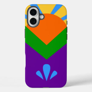 Coque Pour iPhone 16 Plus iPhone 16 Plus Coque-Mate, drapeau de Manitou Spri