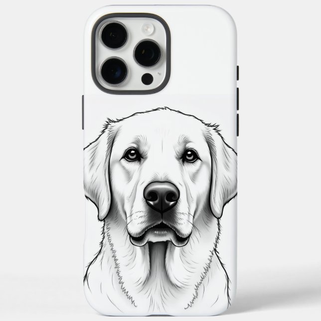 Coques Case-Mate iPhone iPhone 16 Pro Max Coques - Labrador Retriever (Verso)