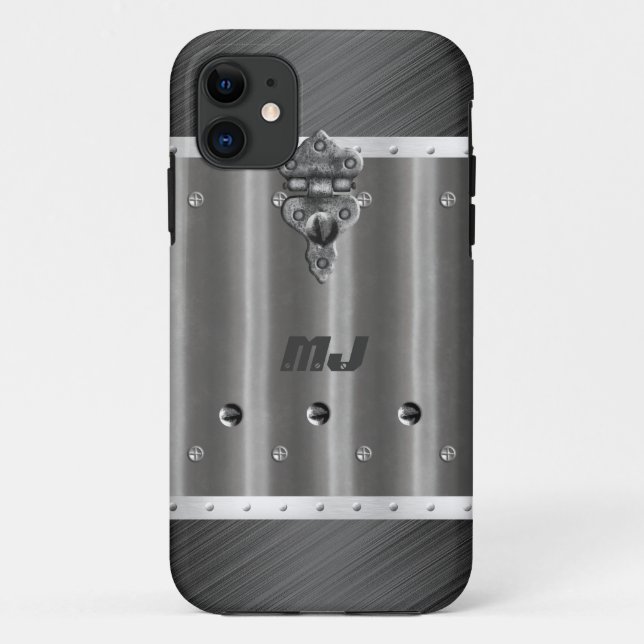 Coques Case-Mate iPhone iPhone 5 aspect Métal Chrome (Dos)