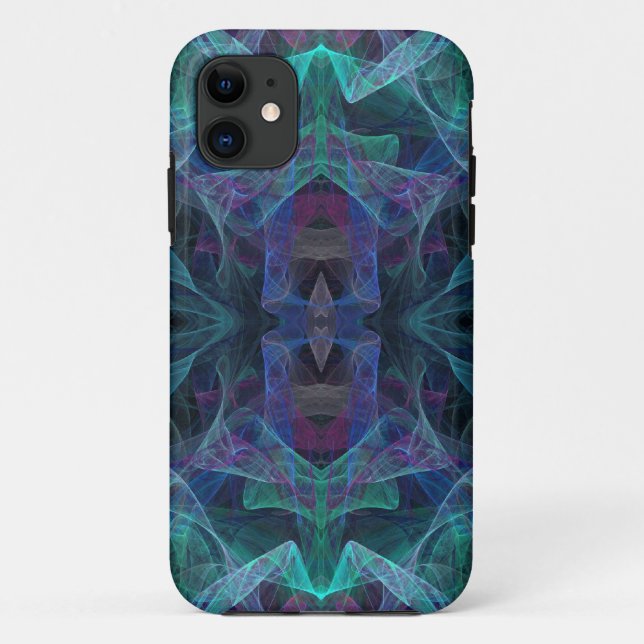 Coques Case-Mate iPhone Iphone 5 Coque-Mate personnalisé vert, bleu et noi (Dos)