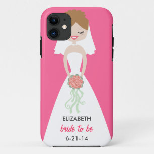 Coques Pour iPhone Iphone 5 Coque-Mate pour mariée personnalisée à pe