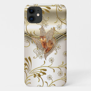 Coque Case-Mate iPhone iPhone 5 Damas Caramel Crème Beige Ambre Doré