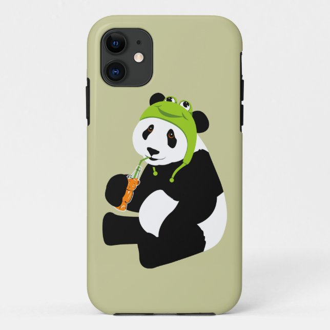Coques Case-Mate iPhone Iphone 5 de casquette de grenouille de panda (Dos)