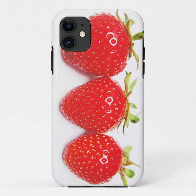 Coques Case-Mate iPhone iPhone 5 Hülle drei Erdbeeren (Dos)