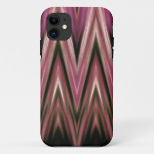 Coque Case-Mate Pour iPhone iPhone 5 Presque Invisible, Zigzags Chevron Mauve