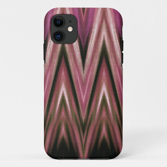 Coques Case-Mate iPhone iPhone 5 Presque Invisible, Zigzags Chevron Mauve (Dos)