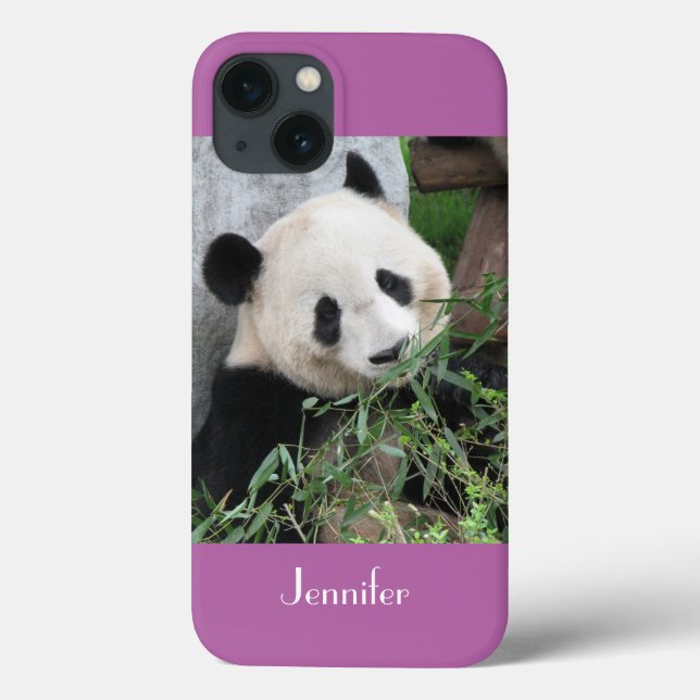 Coques Case-Mate iPhone iPhone 6 Coques - Panda Pale Purple Bkgnd (Verso)
